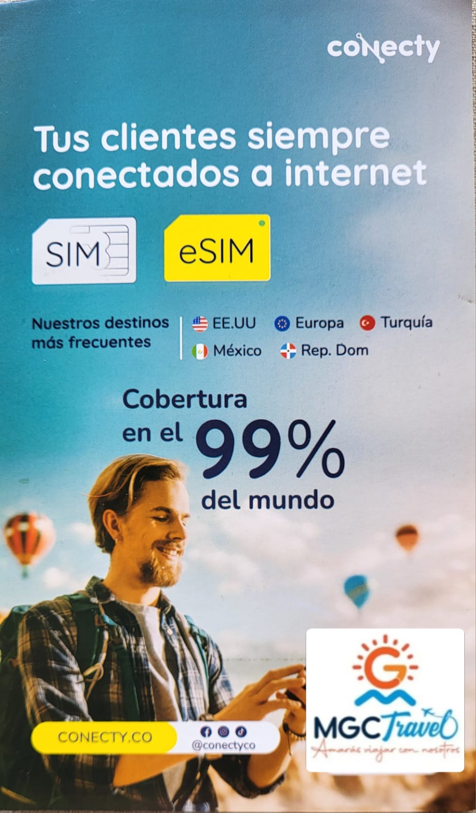 Conectividad para tu viaje