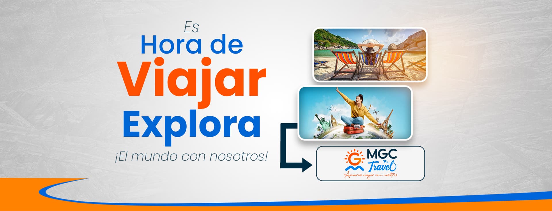 Es hora de viajar, explora el mundo con nosotros